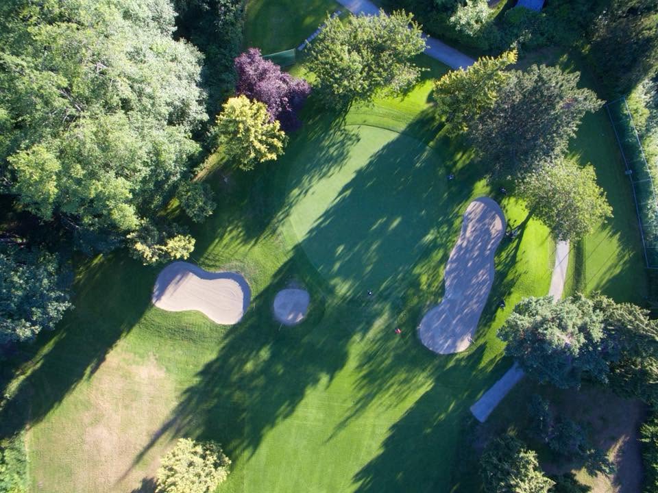 photo: the golf course from above